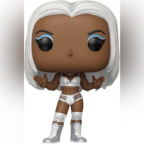 Funko Pop Plus WWE Jade Cargill #181 Wrestling Figure Metallic - Picture 2 of 2
